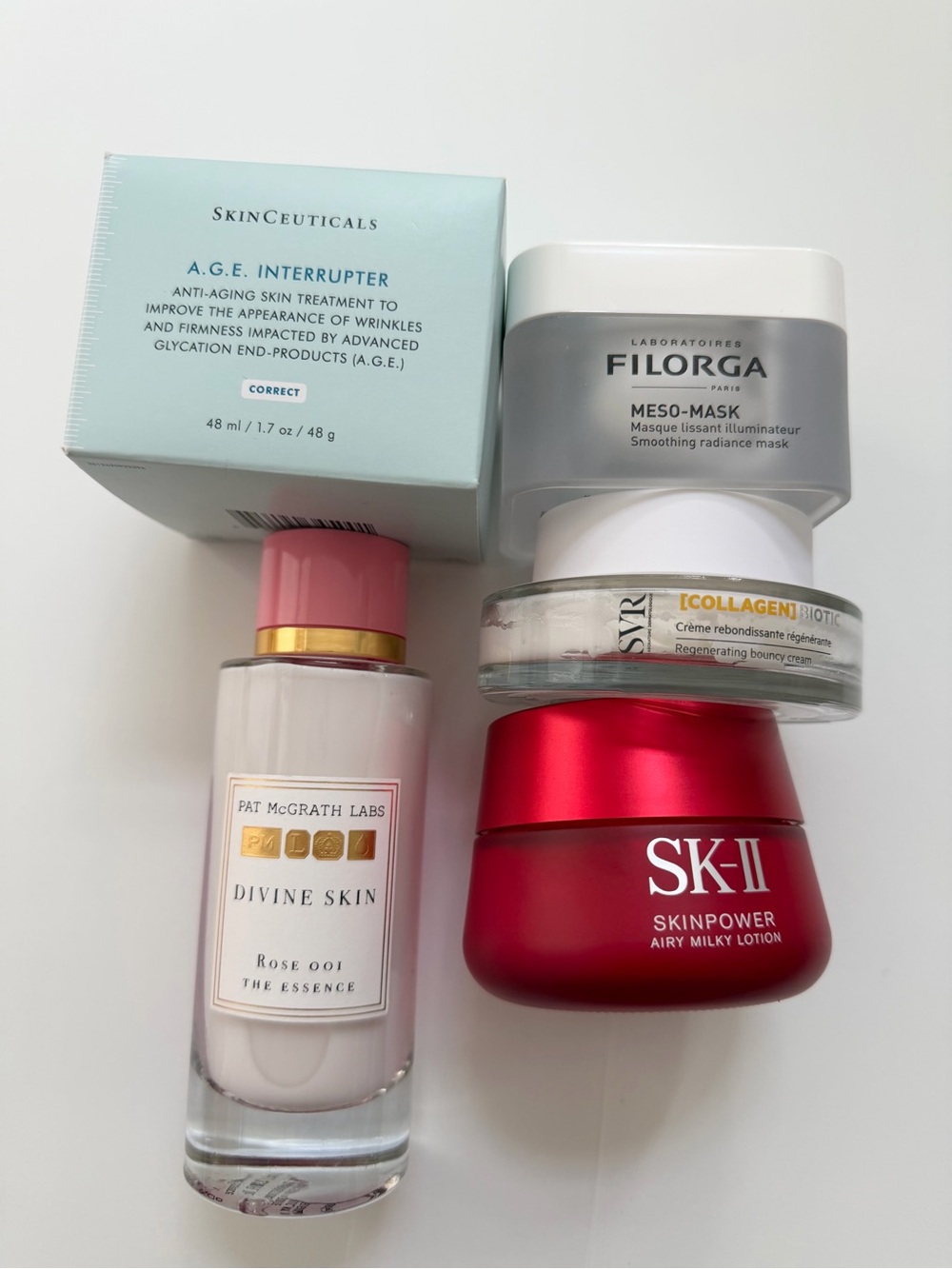 Luxury Skincare Bundle New Unused SK-II SkinCeuticals Pat McGrath Filorga SVR